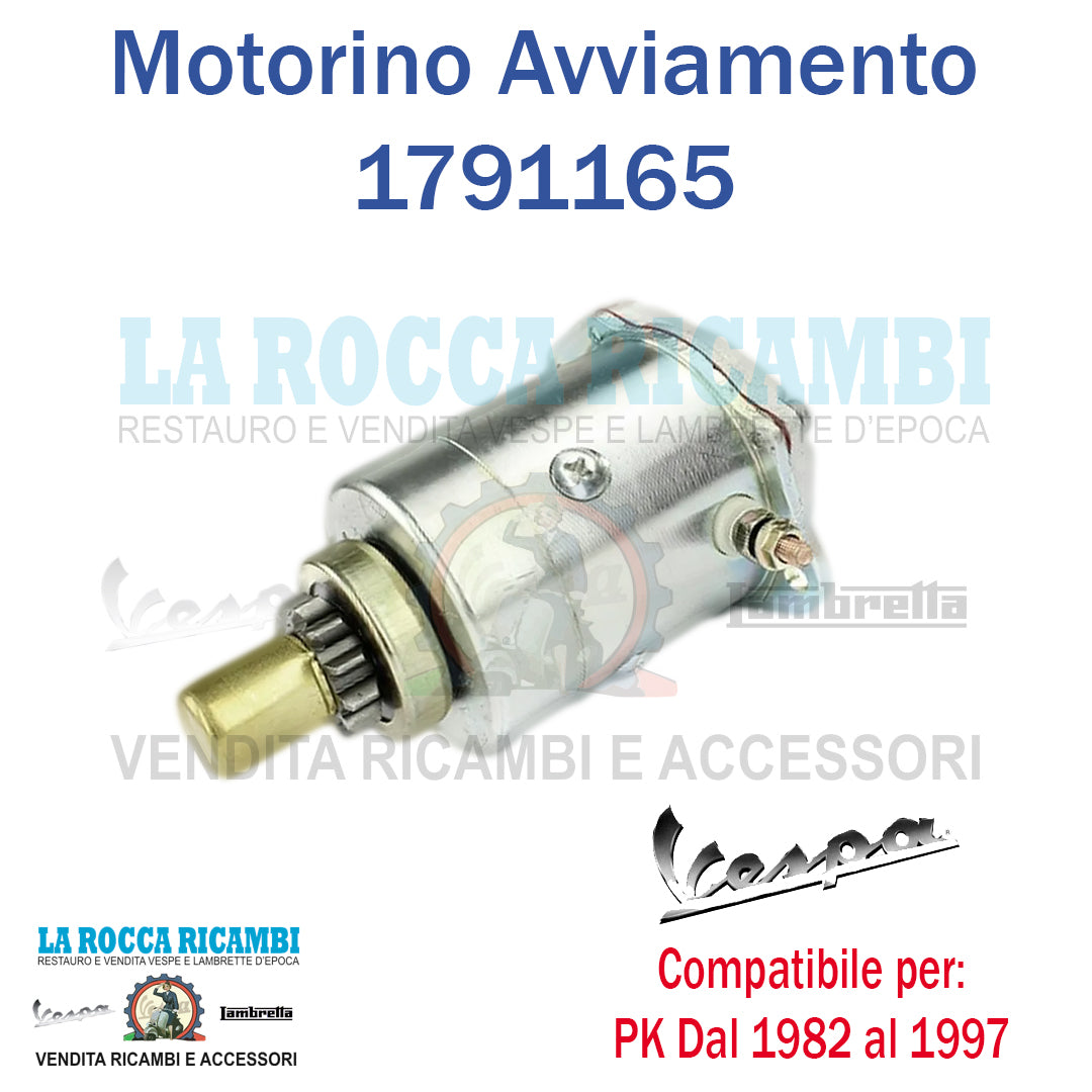 MOTORINO AVVIAMENTO VESPA PK XL- RUSH - N - V - HP - AUTOMATICA - ETS Dal 1982 Al 1997