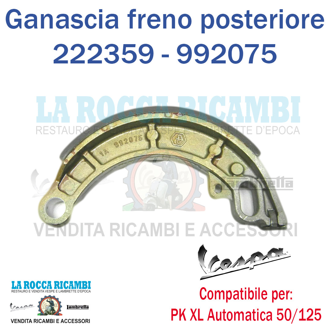 Ganascia freno Piaggio PK 50 125 Automatica - Originale 992075 - 222359