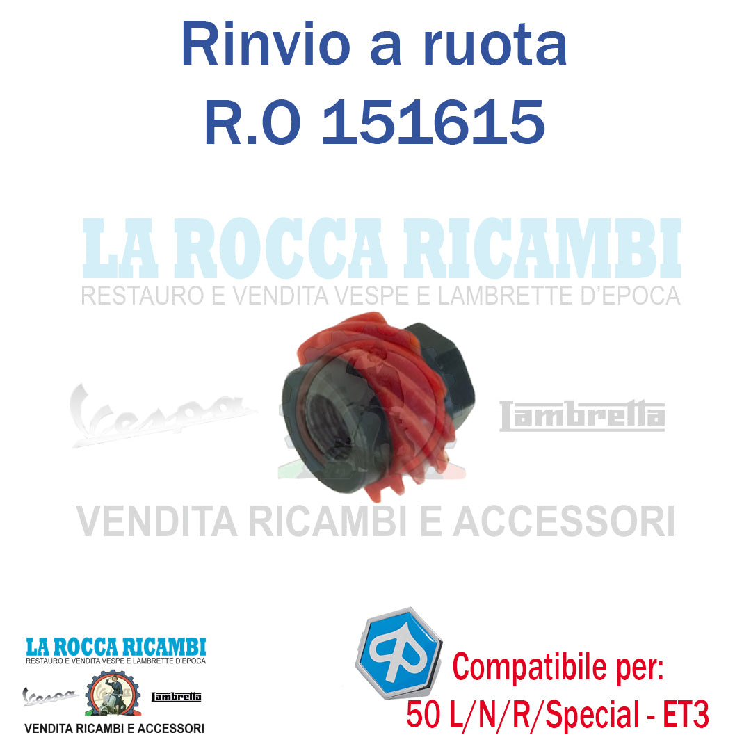Rinvio A Ruota Contachilometri z 10 Vespa 50/90 - PRIMAVERA 125