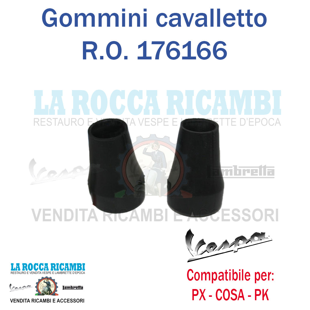 Gommini Cavalletto Vespa PX / T5 / PK / HP / V / COSA - 176166 Rinforzo in ferro