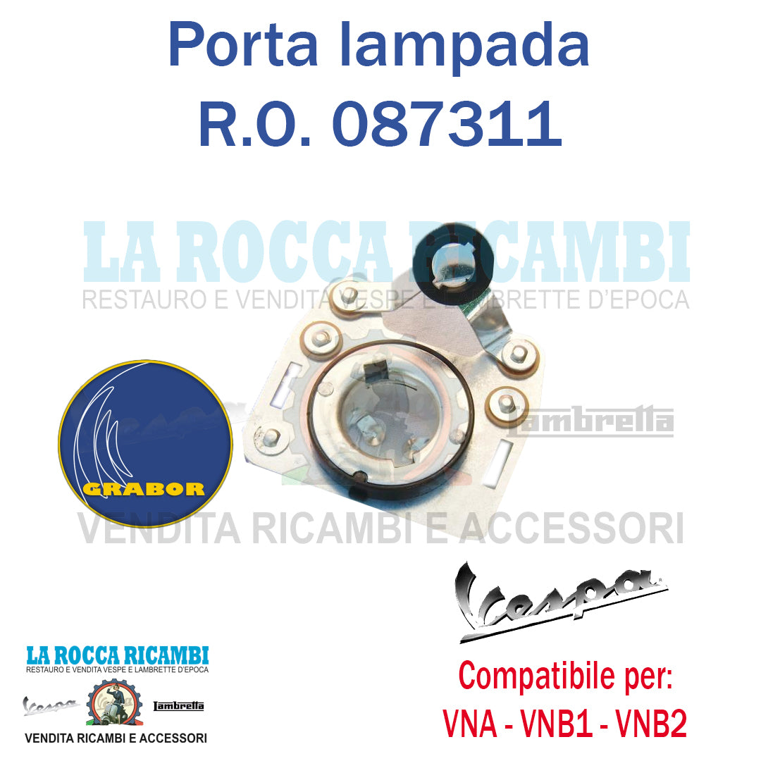 Portalampada Vespa VNA1 / VNA2 - VNB1 / VNB2 SIEM - R.O 087311