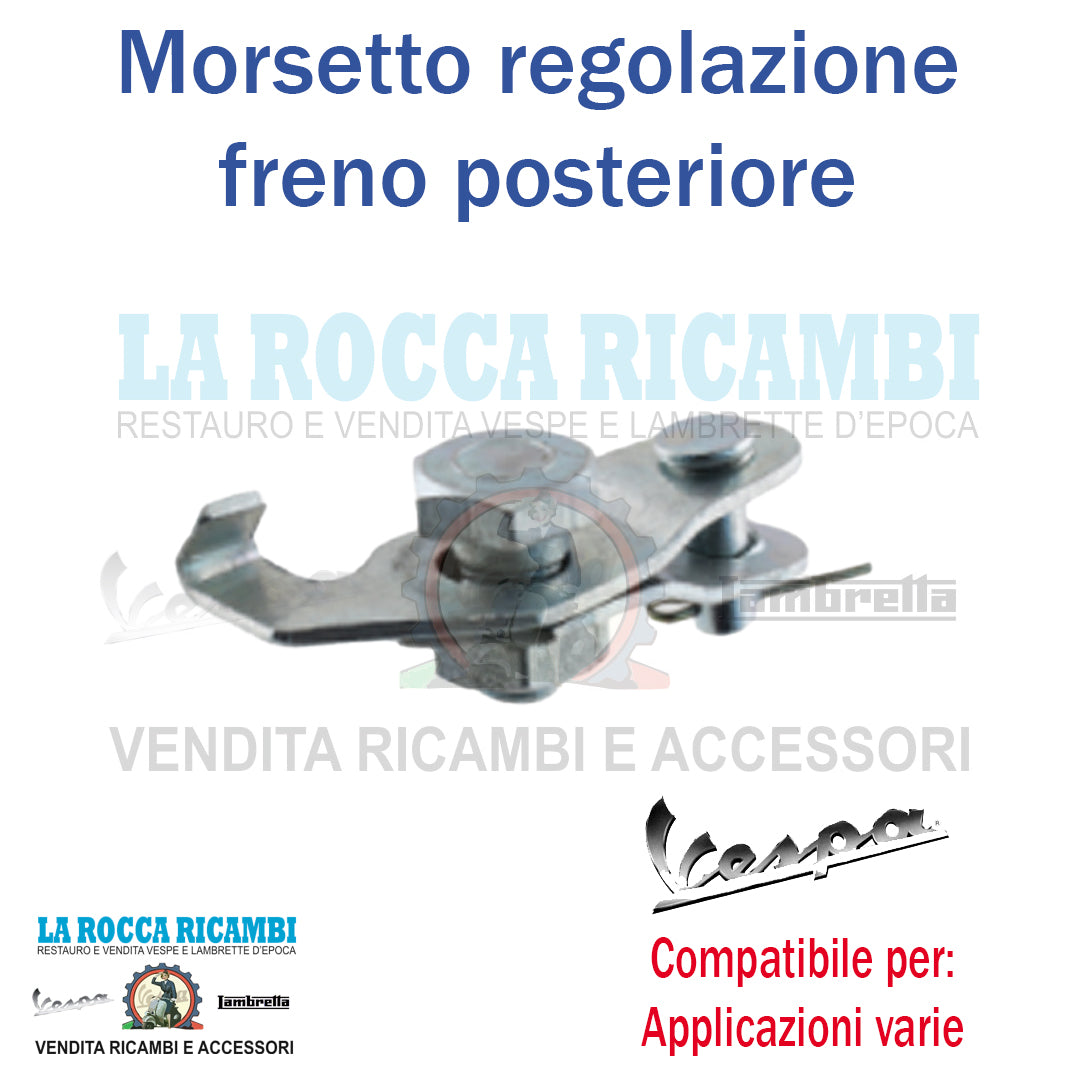 Morsetto Regolazione Pedale Freno Posteriore Vespa 50/PRIMAVERA/VBB/VNB/VBA