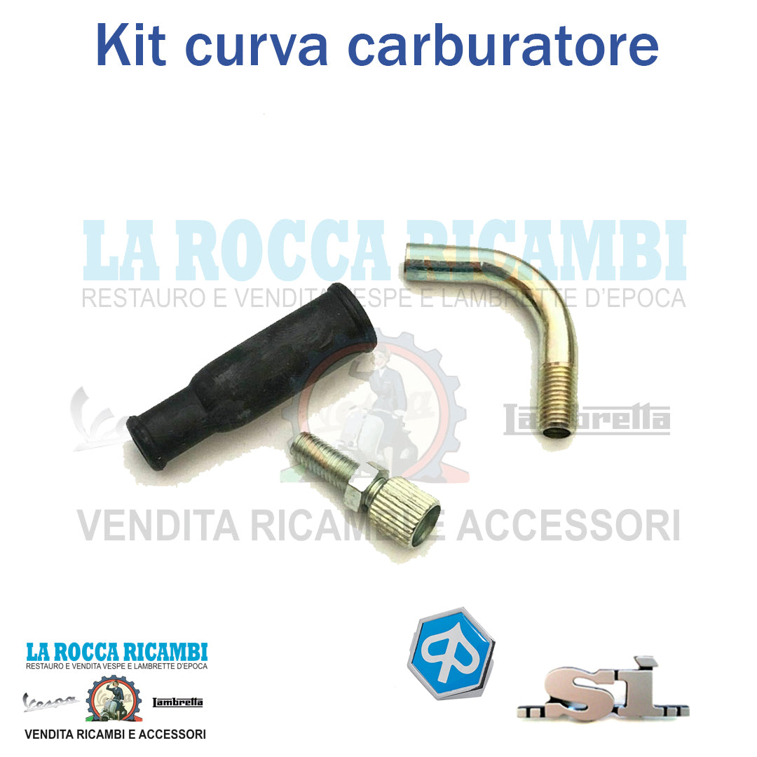 Kit curva guida filo gas al carburatore per Carburatori SHA per
PIAGGIO SI / CIAO