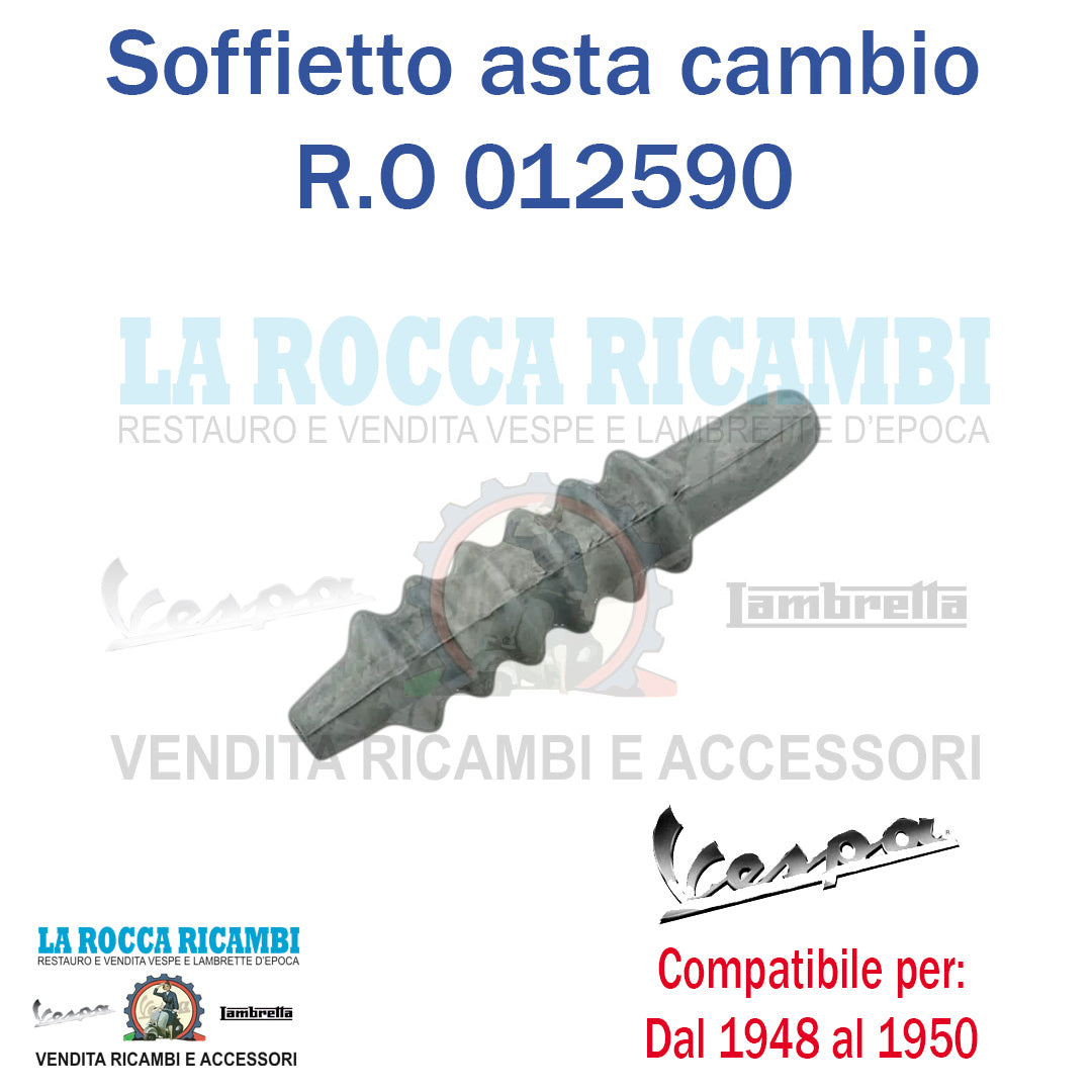 Soffietto Asta Cambio Vespa Faro Basso Dal 1948 al 1950 Cambio a bacchetta V15
