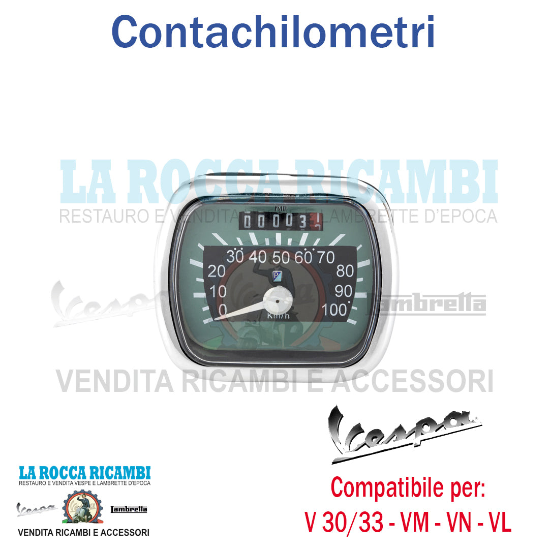 Contachilometri Bicolore Vespa VL Scala 90 KMH