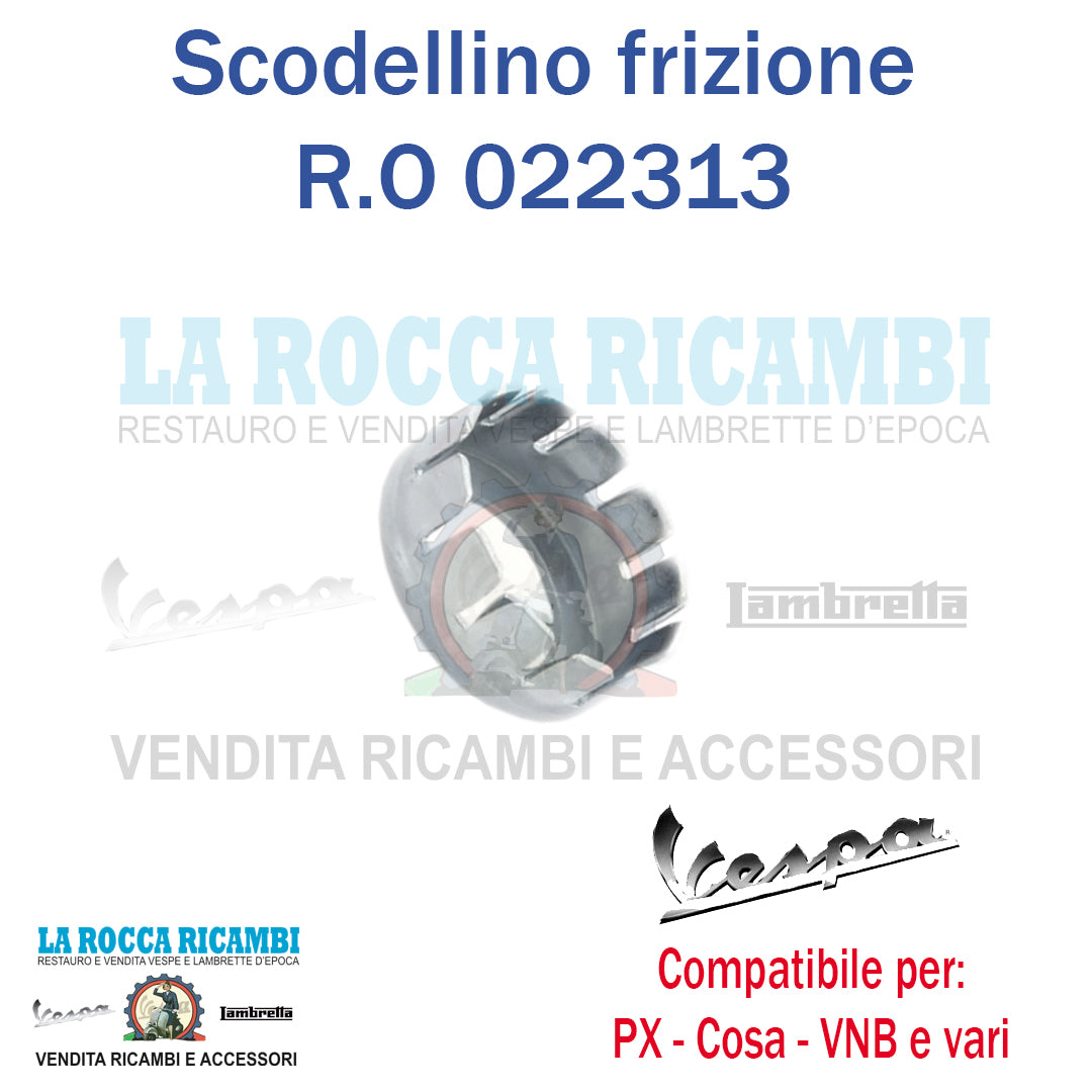 Scodellino di sicurezza per dado Frizione Vespa PX/TS/SUPER/COSA - R.O 022313