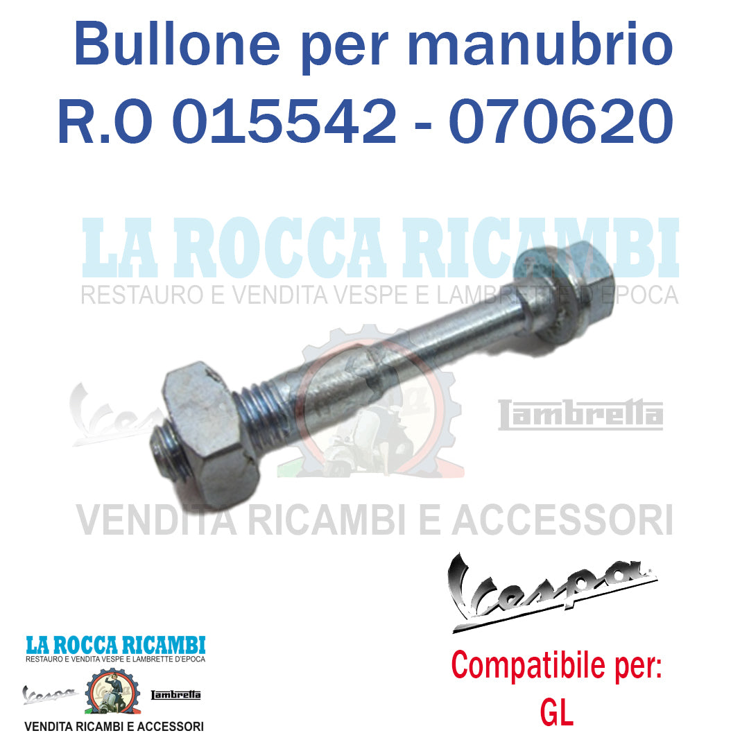 Bullone Sterzo Vespa GL - Adattabile a: 50 N/L/R - Primavera/Super/GT/GTR/PX