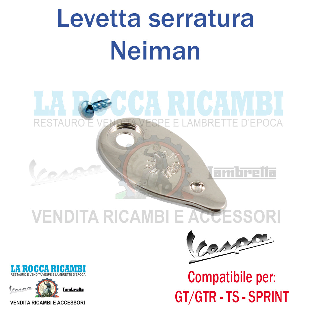 Levetta Coperchio Serratura + Piolo Vespa 50 N/L/R/GTR/TS/RALLY
