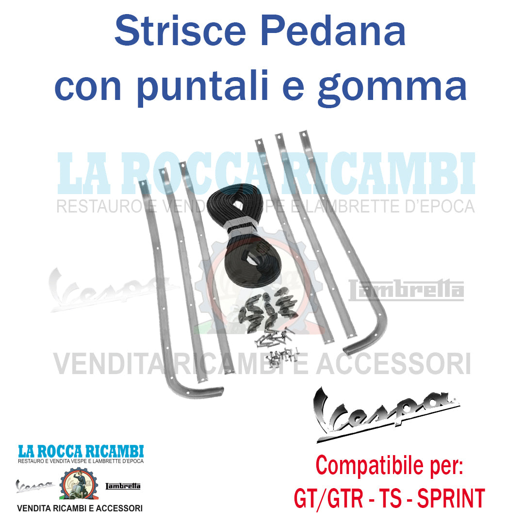 Kit Listelli Pedana Vespa GTR/SPRINT VELOCE/TS/RALLY - R.O 610233M