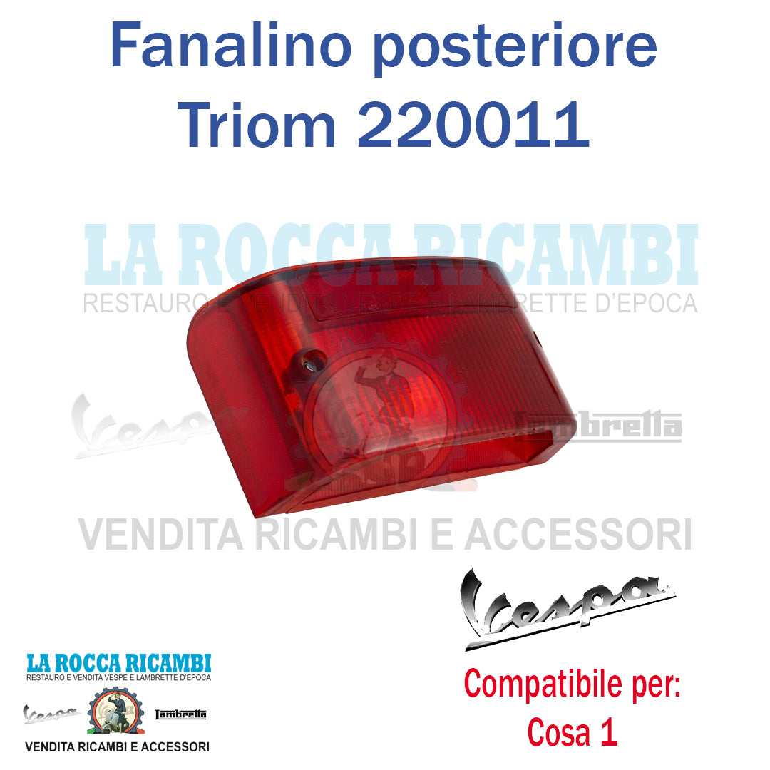 Fanalino Posteriore Completo Vespa COSA 1 - TRIOM 253798