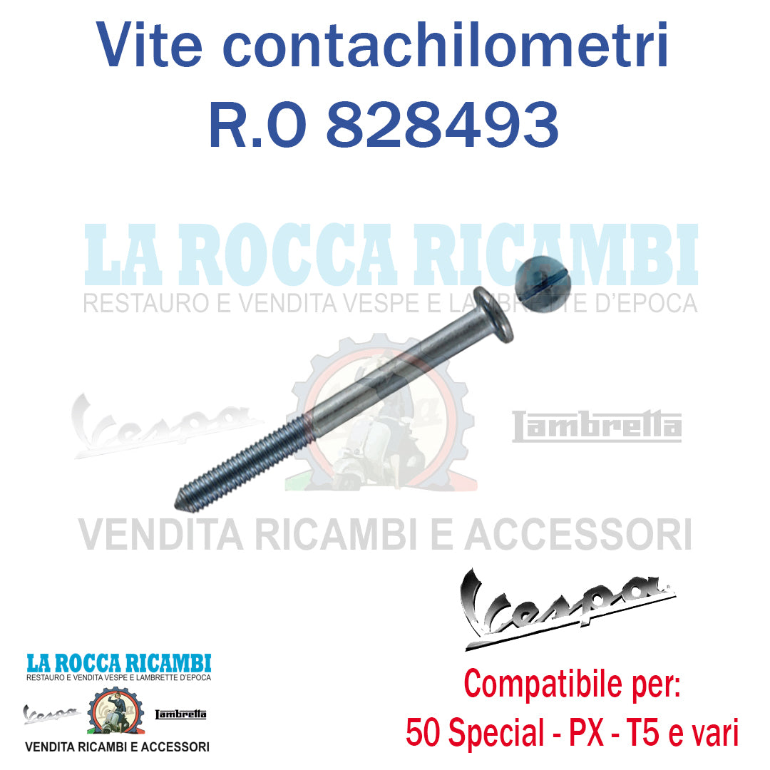 Vite Contachilometri Vespa 50 Special - 90 SS - 125 ET3 - 125 PRIMAVERA - 125/150 SUPER - PX - T5