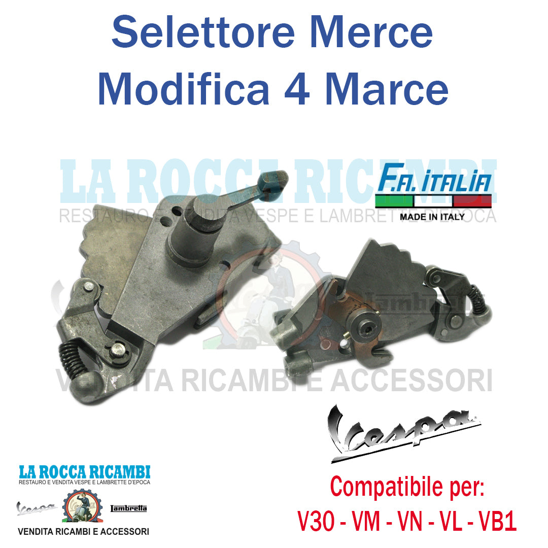 Selettore Cambio 4 Marce Vespa GS 150 - Modifica Pinasco Vespa Faro Basso
