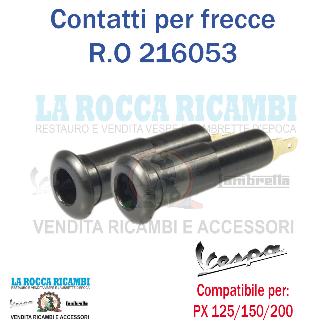 Kit 2 pz Boccole Contatti Frecce Vespa PX