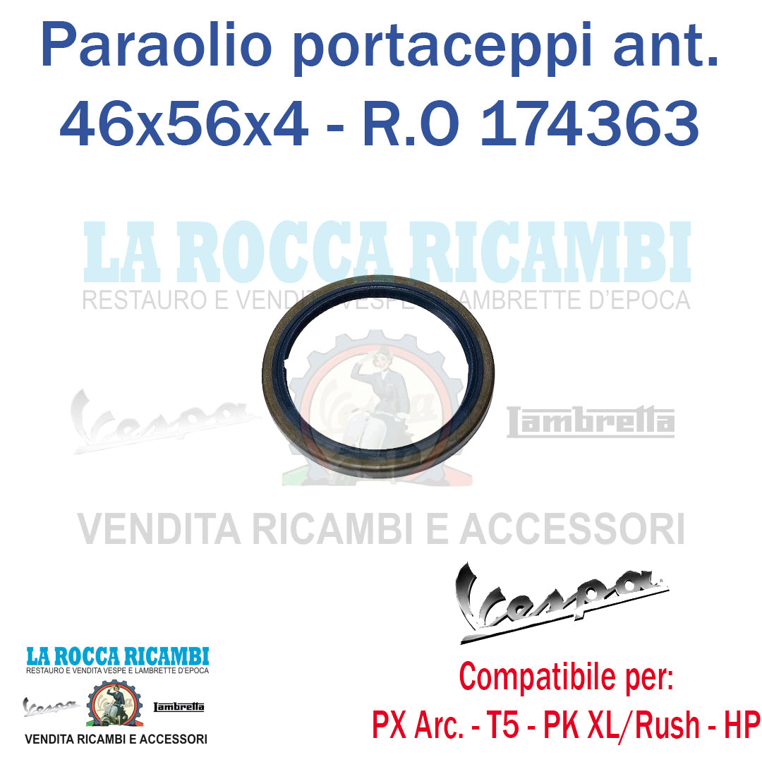 Paraolio Portaganasce Portaceppi 46 x 56 x 4 Vespa PX ARCOBALENO/T5 - PK RUSH / HP / XL / V