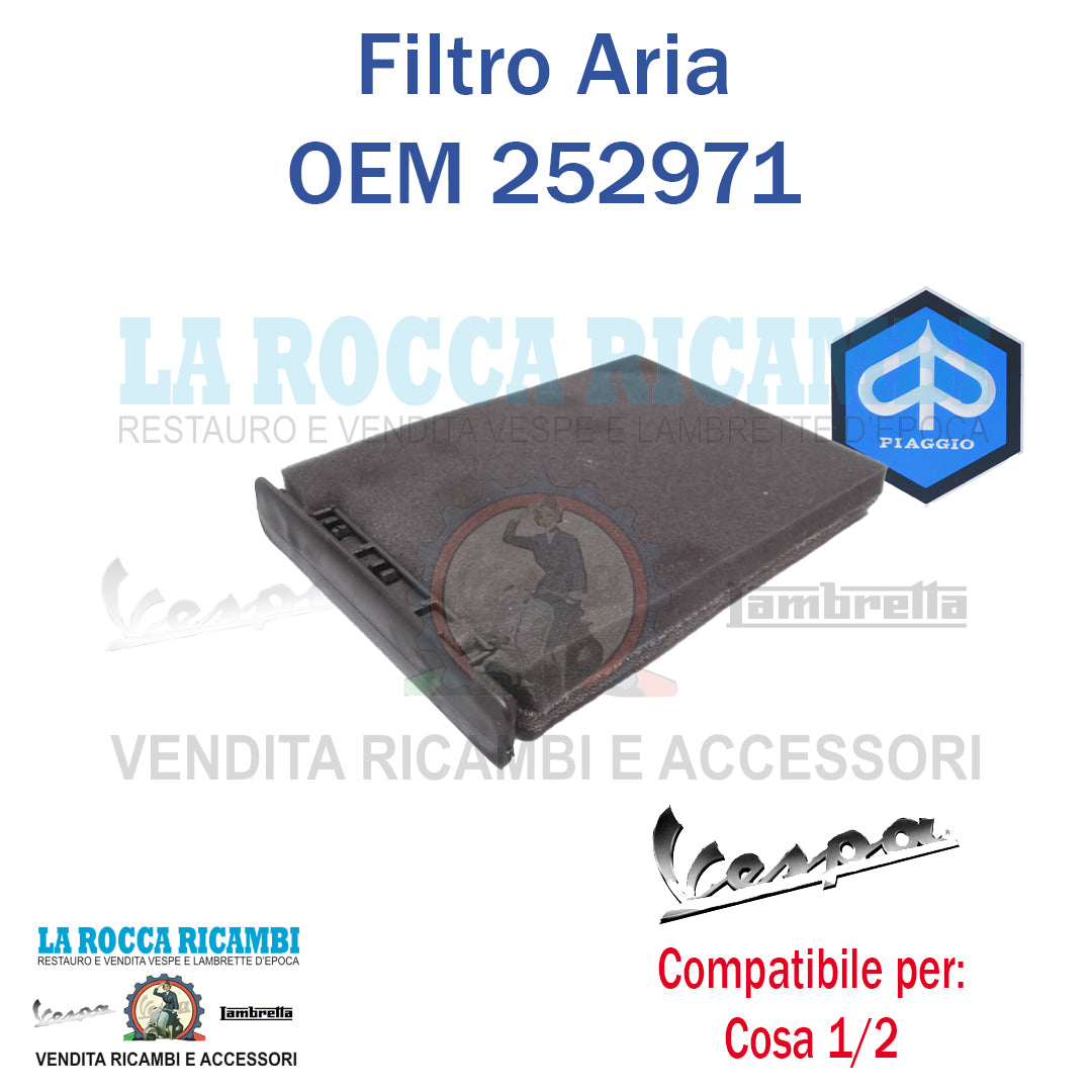 Filtro Aria Vespa COSA / CL / CLX PIAGGIO 252971