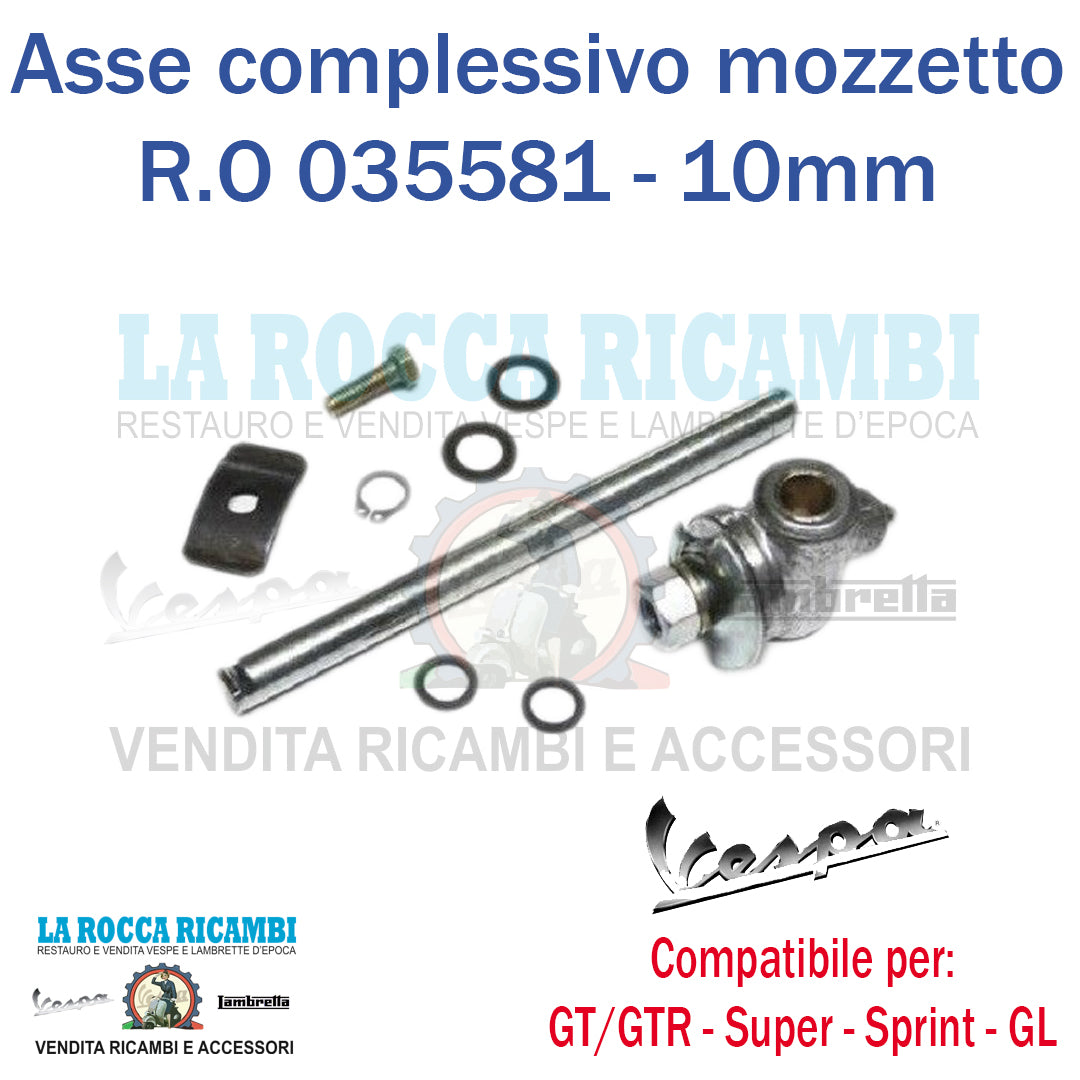 Asse Ruota Complessivo Forcella Completo Superiore Vespa GT - GTR - TS - GL - RALLY - SPRINT