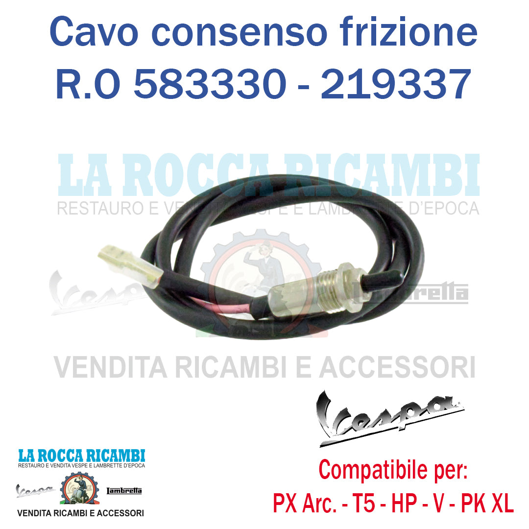 Pulsante Accensione Consenso Frizione Vespa PX Arcobaleno - T5 - Freno A Disco - Millenium