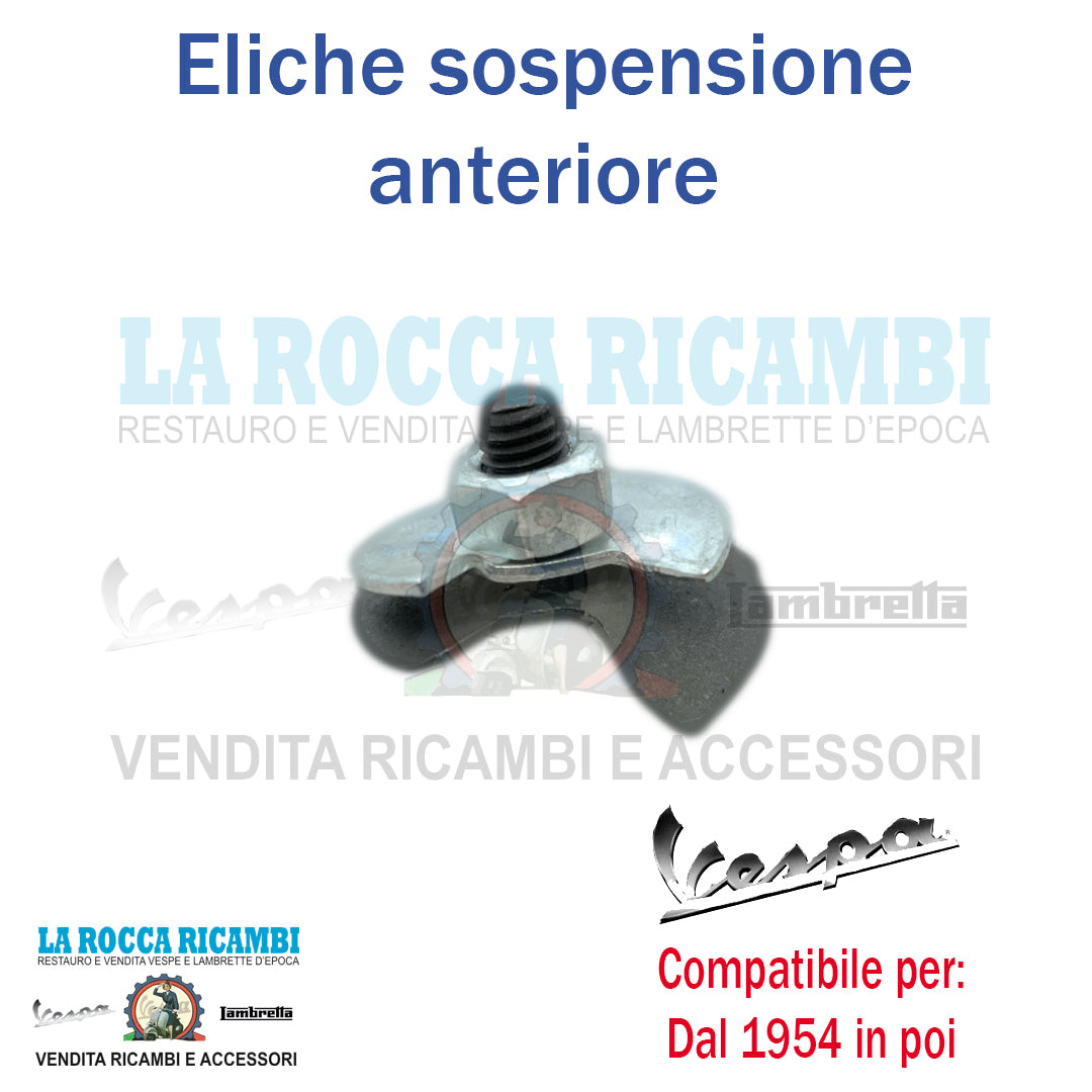 Kit Eliche Fissaggio Molla Sospensione Anteriore Vespa Faro Basso Dal 1954 In Poi
