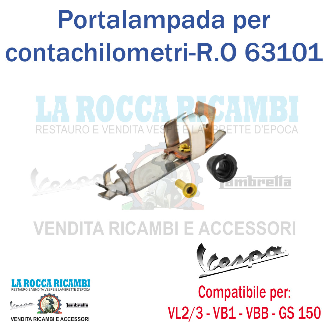 Portalampada Contachilometri Vespa VM - VN - VL - VB1 - VBB - GS 150
