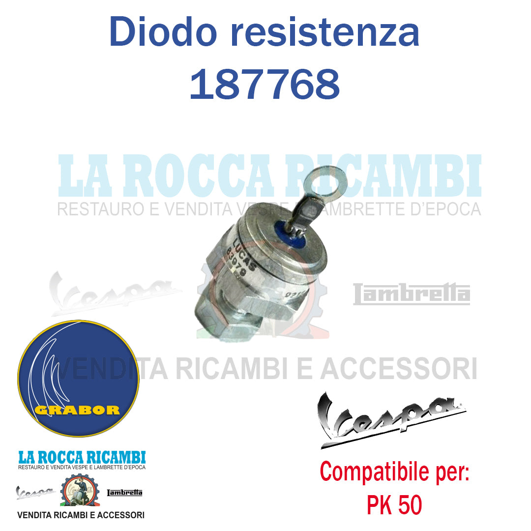 Diodo Resistenza Vespa PK 50