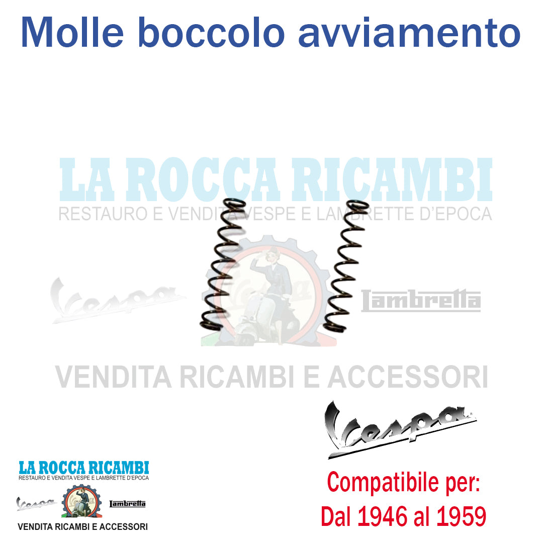 Molle Boccolo Avviamento Messa in Moto Vespa 98 - V 30 - V 33 - VM - VN - VB1- GS 150