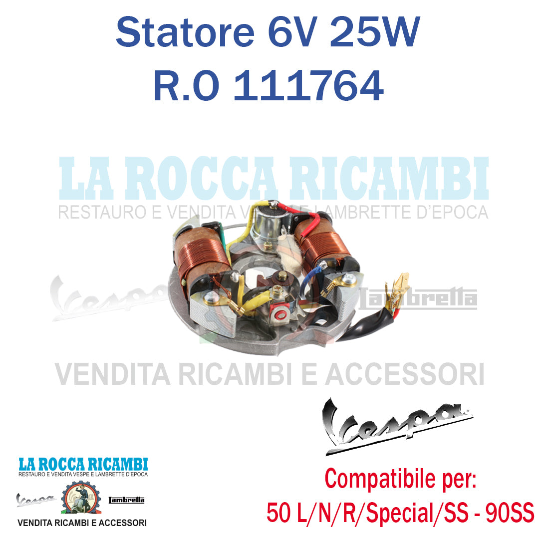 Statore Vespa 50 Special R 6 V