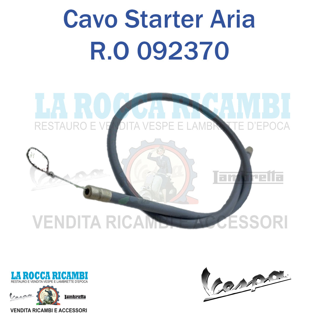 Cavo Trasmissione Aria Starter Vespa PX/VBB/VNB/GT/GTR/Sprint/TS - R.O. 092370