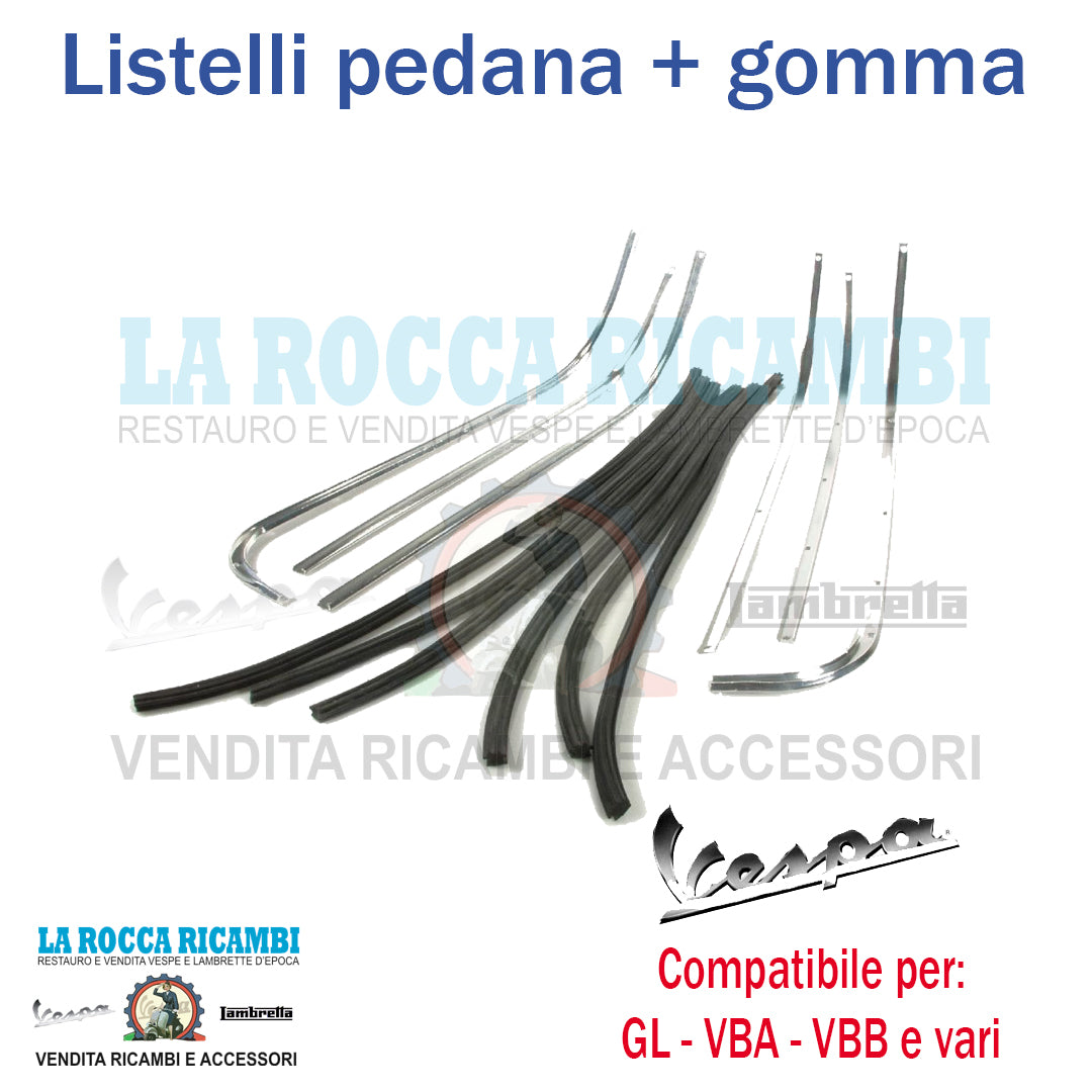 Kit Listelli Pedana Vespa GL - VBB - VBA