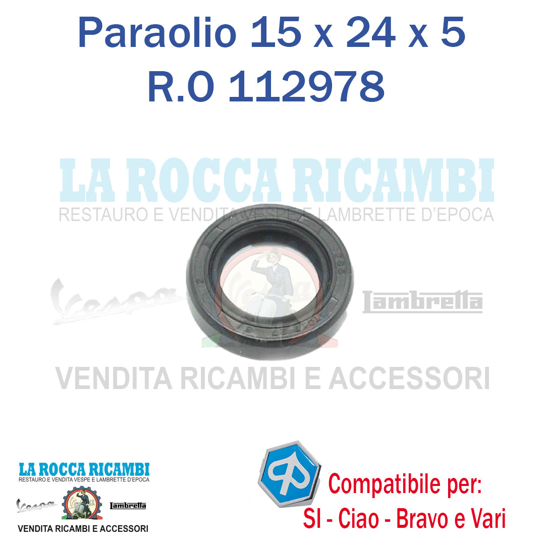 Paraolio Lato Volano 15 x 24 x 5 PIAGGIO CIAO - SI - BRAVO - BOSS - GRILLO - ERRE 2 - SUPER BRAVO