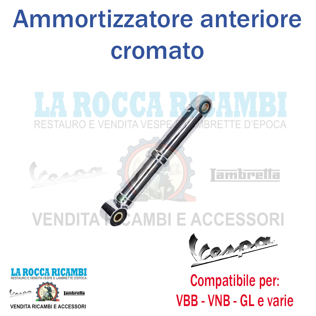 Ammortizzatore Anteriore in Ferro cromato Vespa VBB - VNA - SUPER
