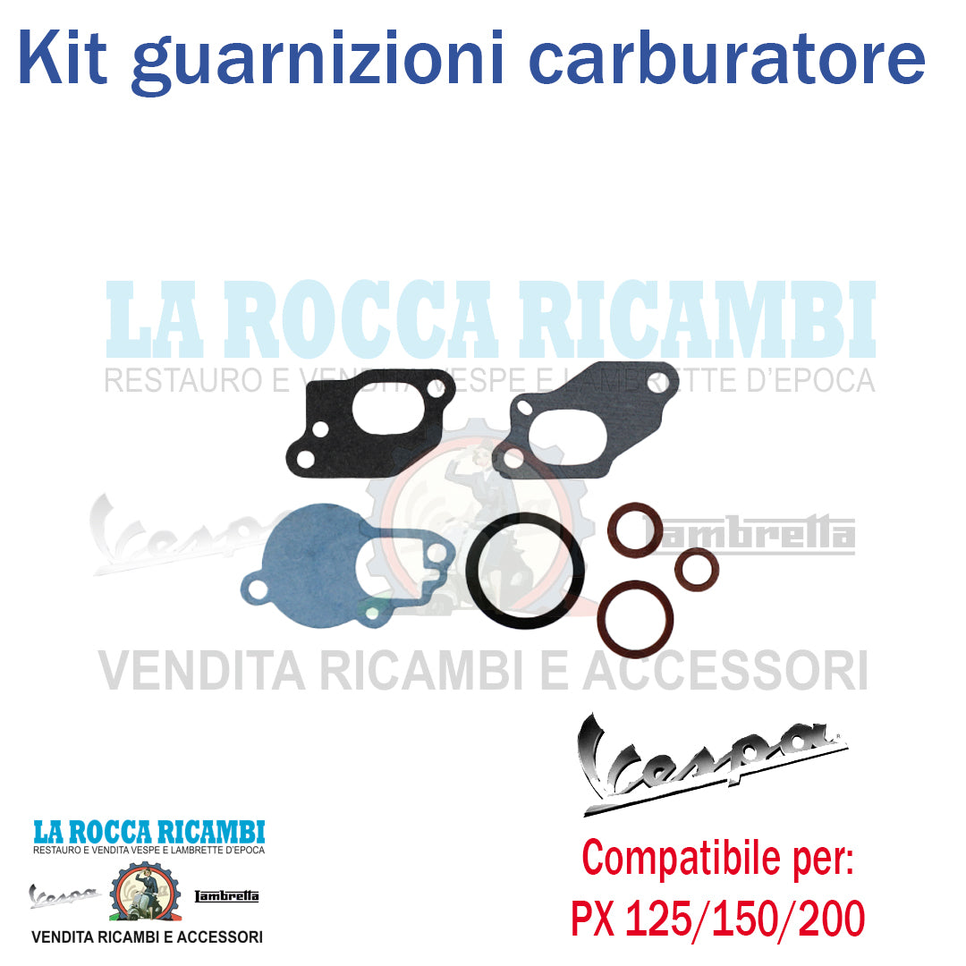 Kit Set Guarnizioni Carburatore 20.20 / 24.24 Vespa PX - VBB - VNB - GT - GTR - SUPER- SPRINT - COSA