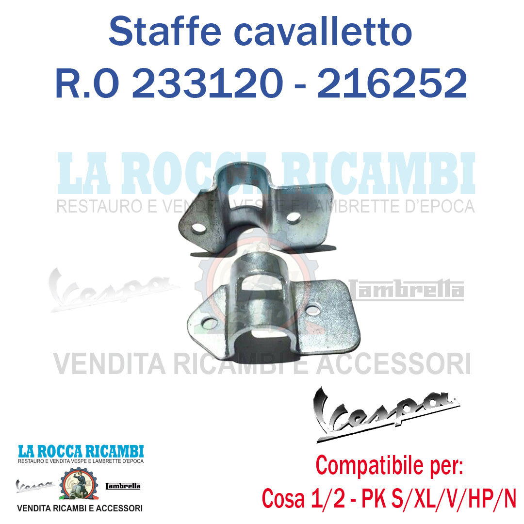 Staffe Piastre Cavalletto Vespa PK S / XL / N / RUSH / V / HP - COSA 1/2