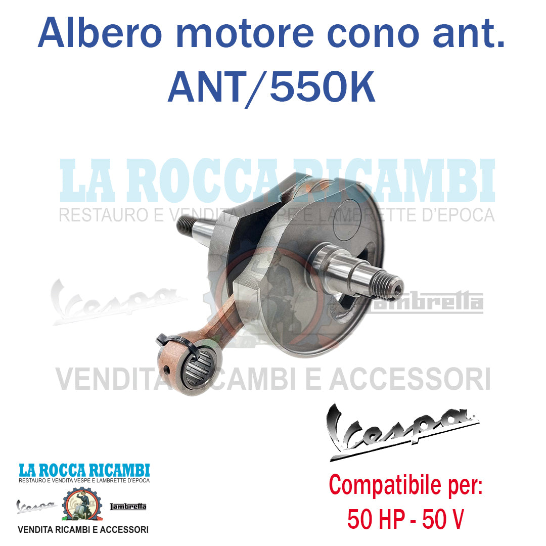 Albero Motore Anticipato Cono 20 Vespa PK 50 HP/V/FL2