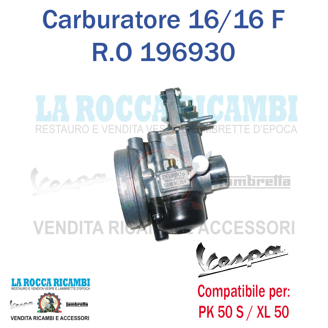 Carburatore DELL'ORTO SHB 16/16 F Vespa PK S / XL 50
