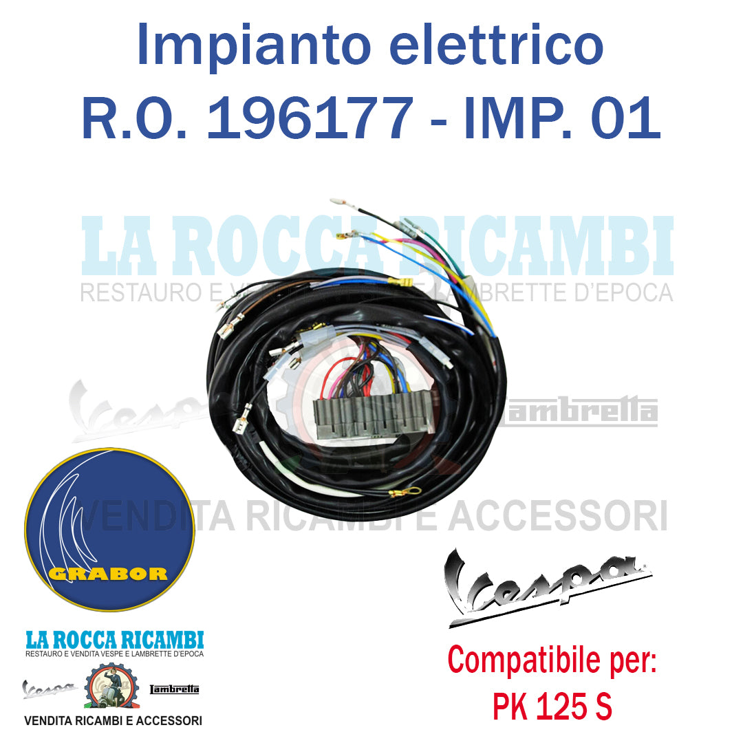 Impianto Elettrico Vespa PK 125 S Con Frecce