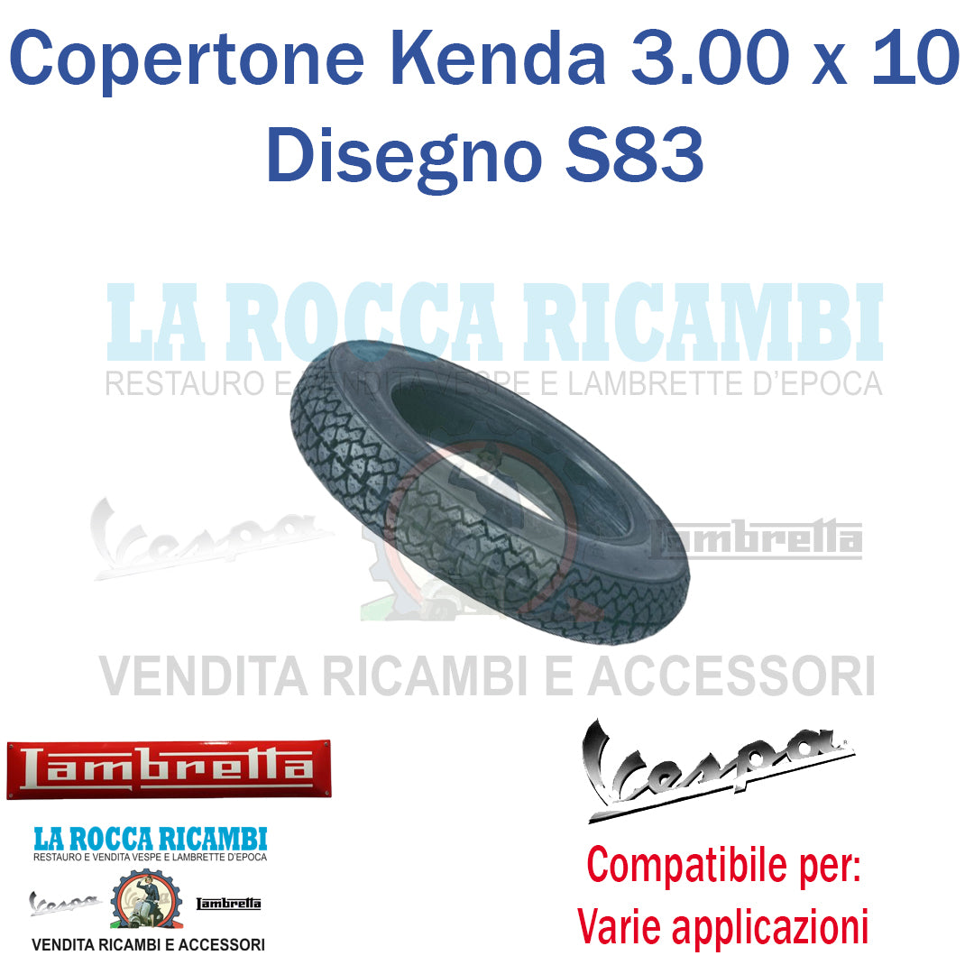 Copertone KENDA 3.00 x 10 Vespa PK / ET3 / SPECIAL
