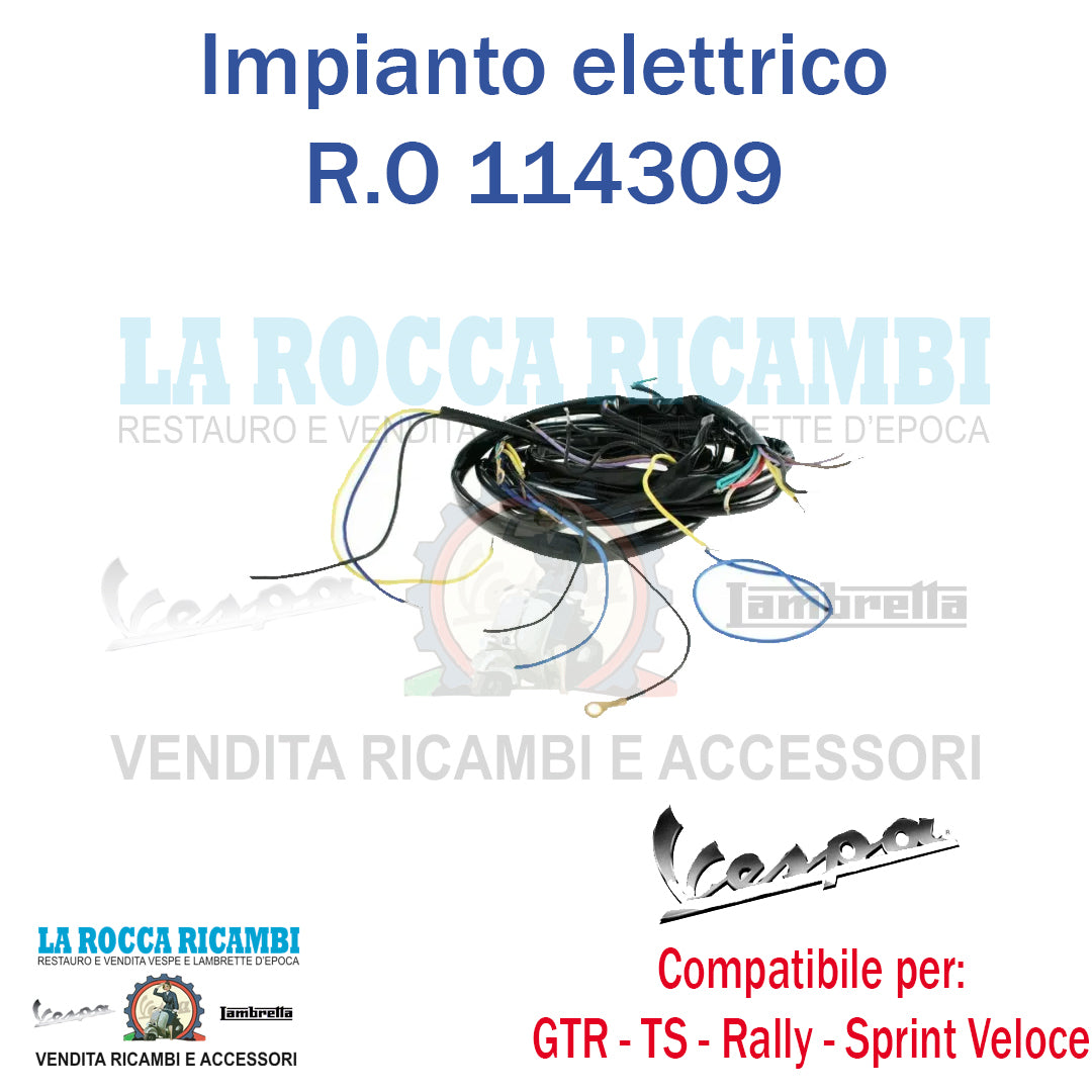 Impianto Elettrico Vespa GTR - TS - SPRINT VELOCE - RALLY 180
