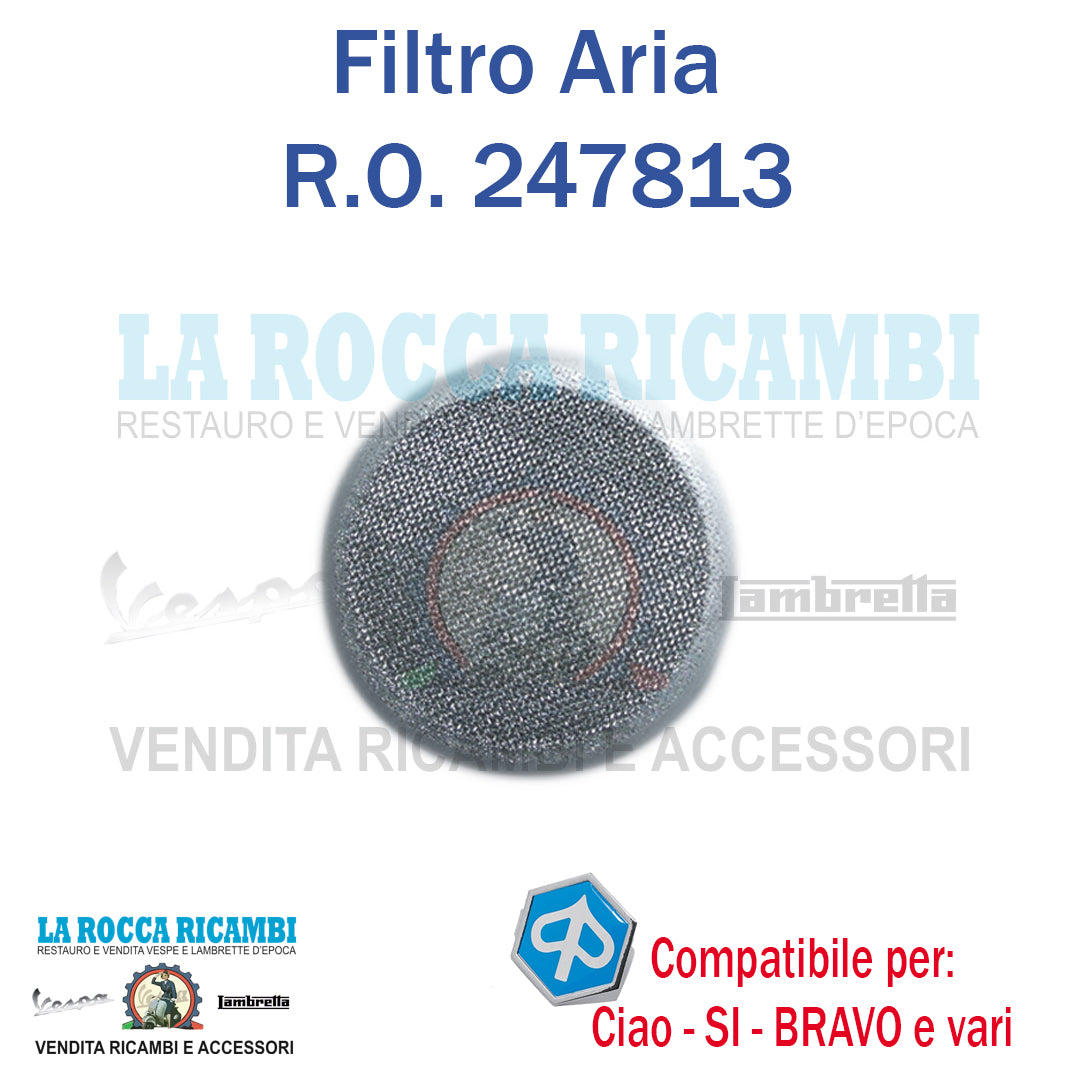 Filtro per depuratore a 3 tele per PIAGGIO SI CIAO BRAVO R.O 131009