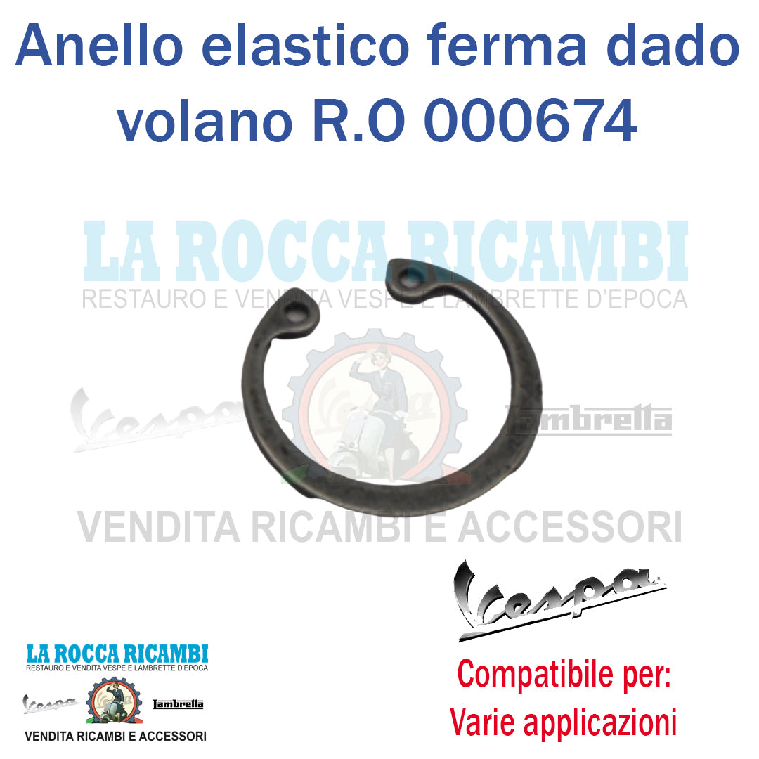 Anello elastico fermo per volano Vespa 50 L/N/R/SPECIAL - PRIMAVERA - SPRINT - VNB - VBB