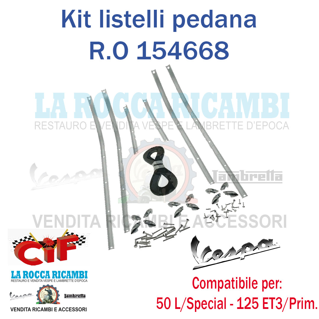 Kit Listelli Pedana Vespa 50 L / SPECIAL - PRIMAVERA / ET3