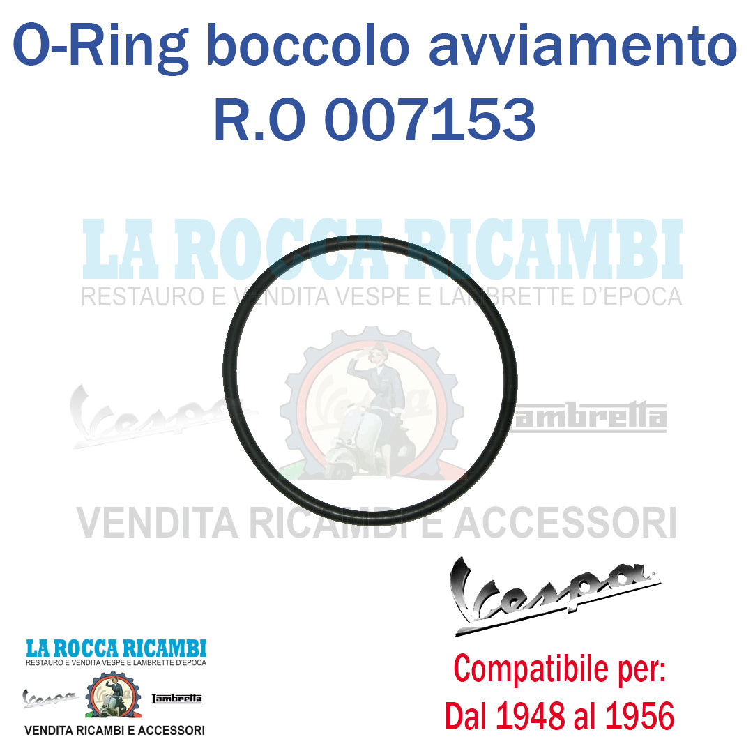 O-ring boccolo messa in moto avviamento Vespa Dal 1948 al 1956