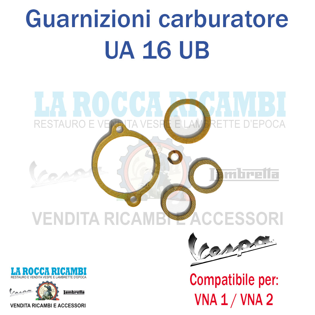 Guarnizioni Carburatore UA 16 UB Vespa VNA