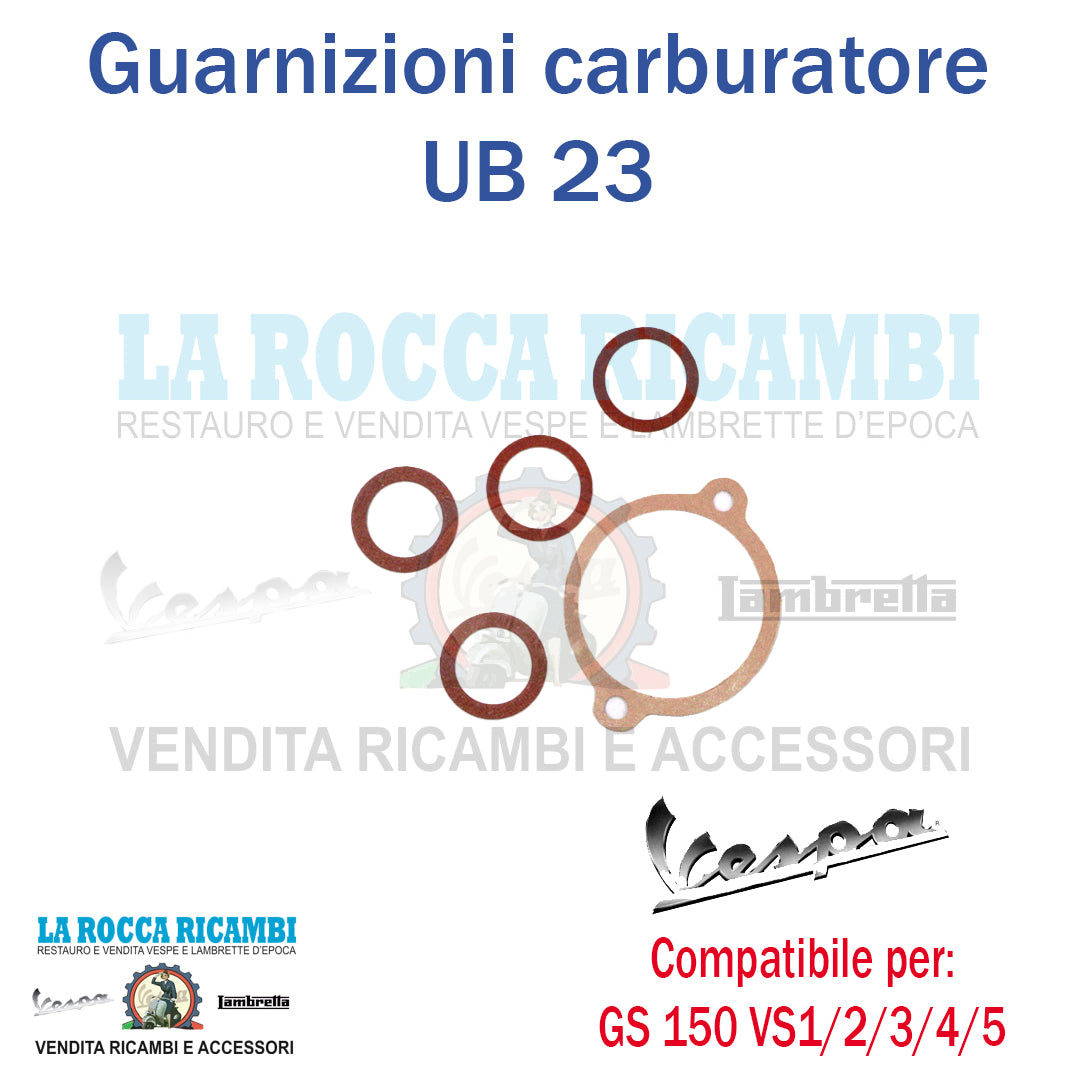 Guarnizioni Carburatore UB 23 Vespa GS 150 VS1/2/3/4/5