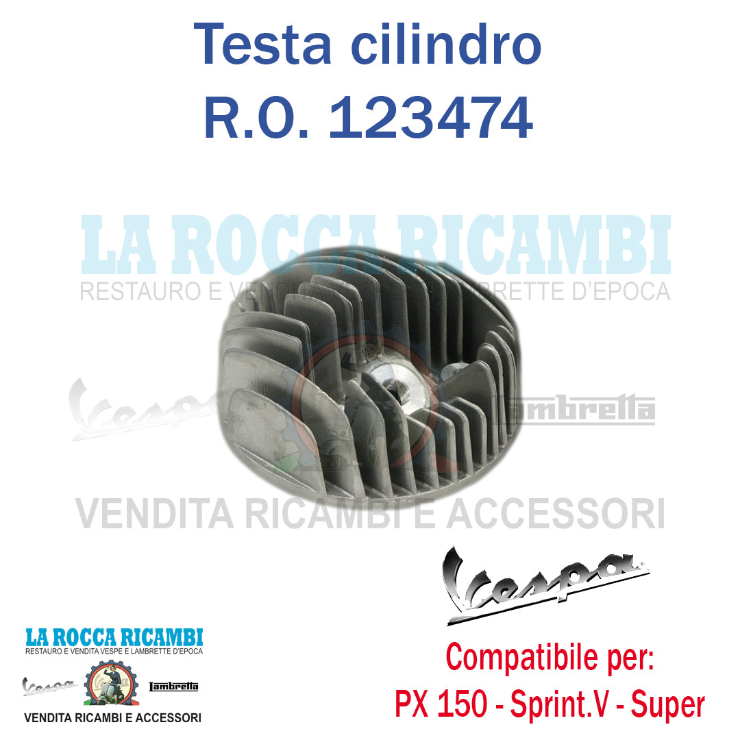 Testa Testata Cilindro Vespa PX 150 - SPRINT VELOCE 150 - SUPER 150