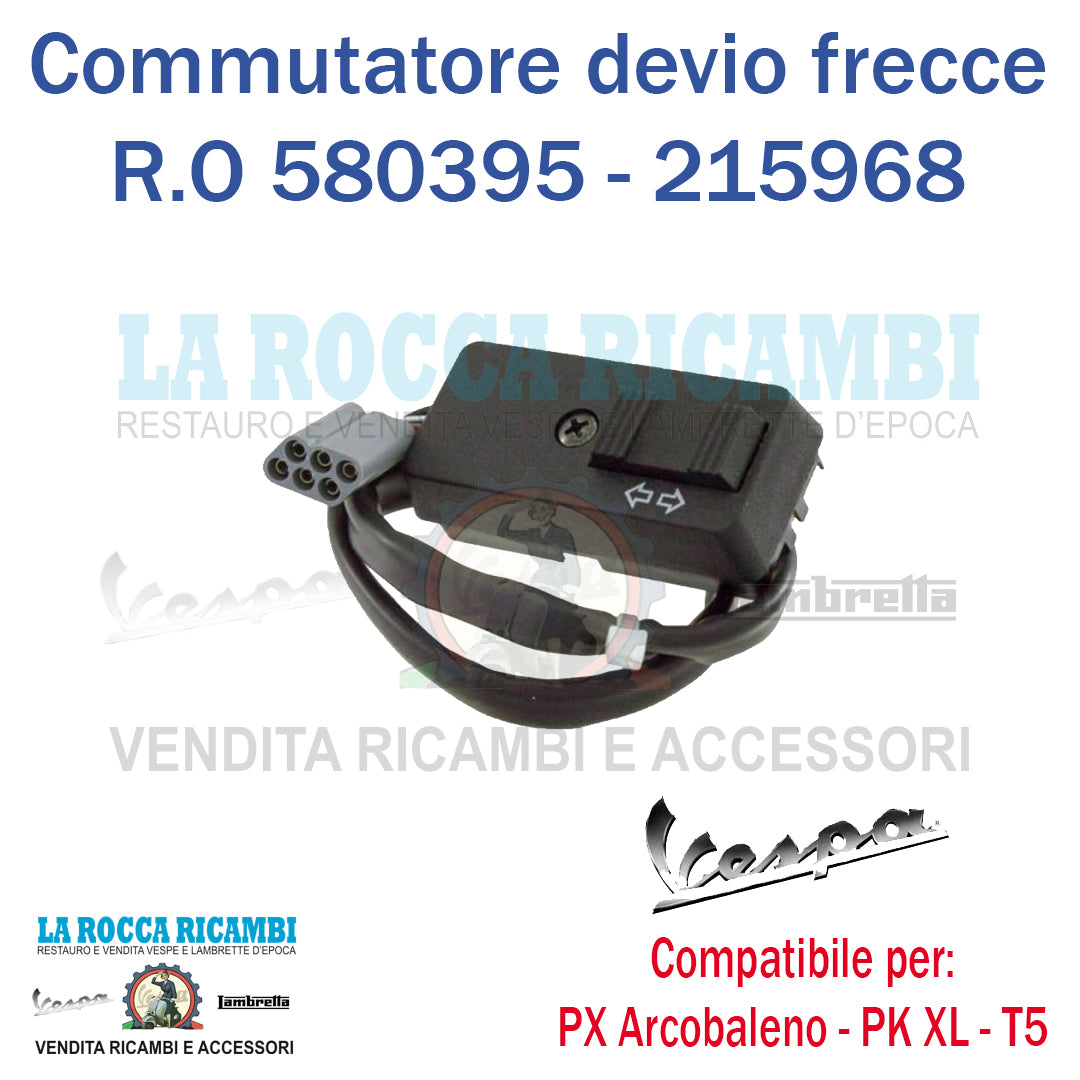 Devio Frecce (Connettori 6 Pin) Vespa PK XL - PK N - PX Arcobaleno - T5 580395 - 215968
