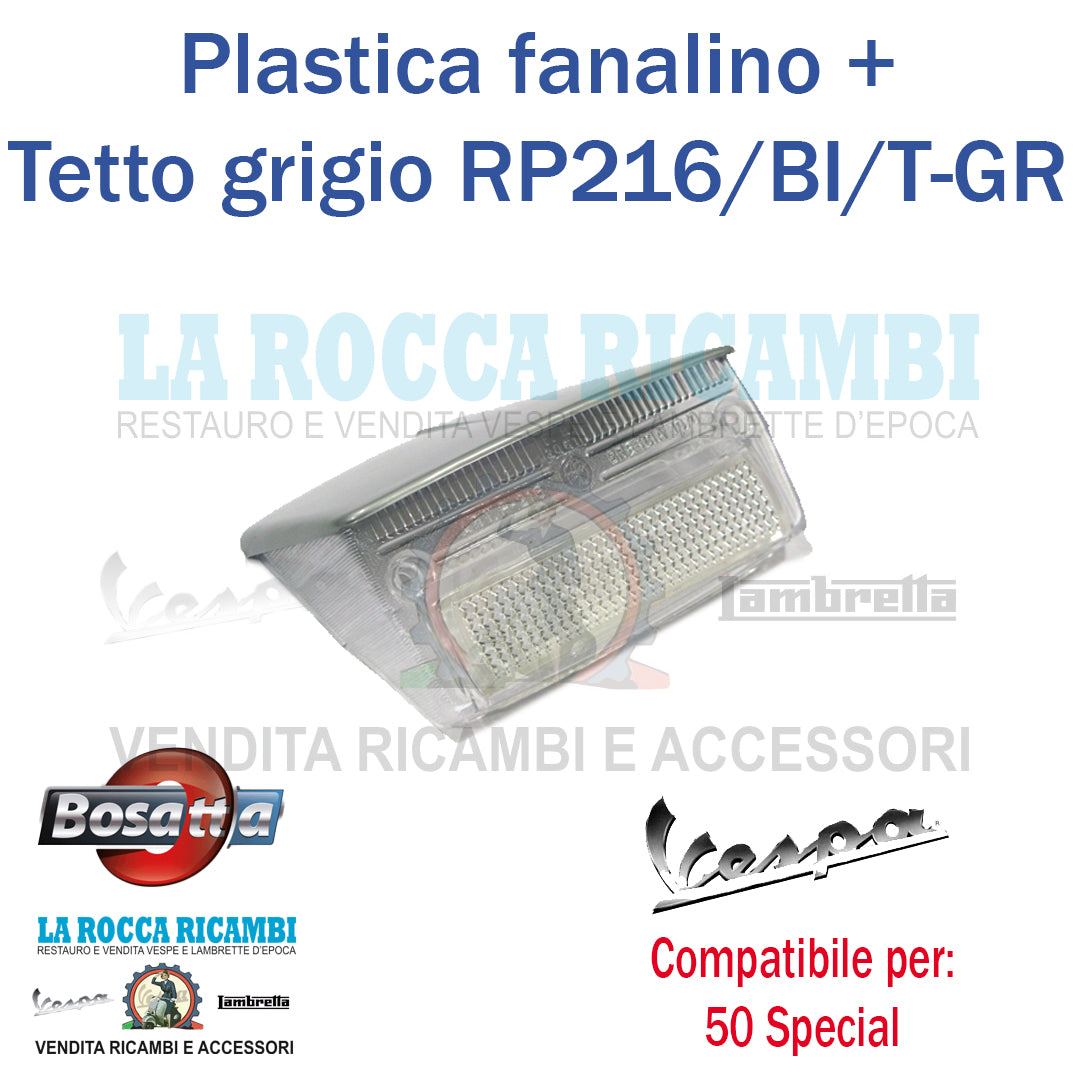Plastica Fanalno Bianca Con Tetto Grigio Vespa 50 SPECIAL