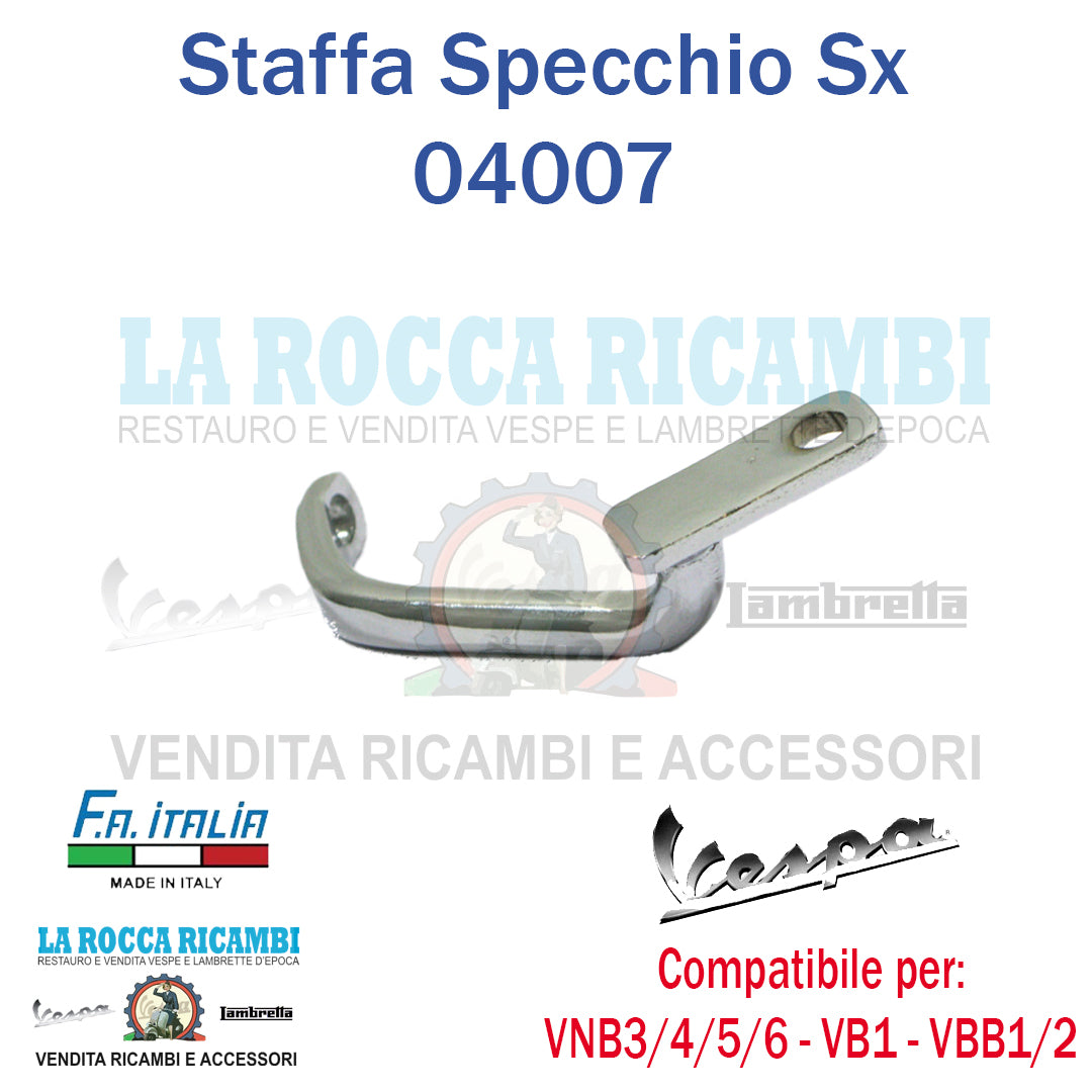 Staffa SX Specchio Vespa VNB3/4/5/6 - VBB - VB1 - GS 160 - GS 150