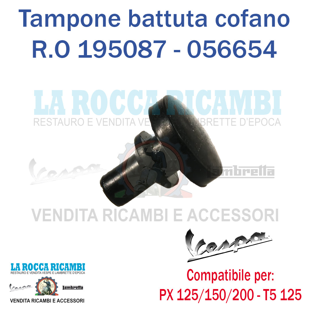 Gommino Tampone Battuta Cofano Vespa PX 125/150/200 - T5 125