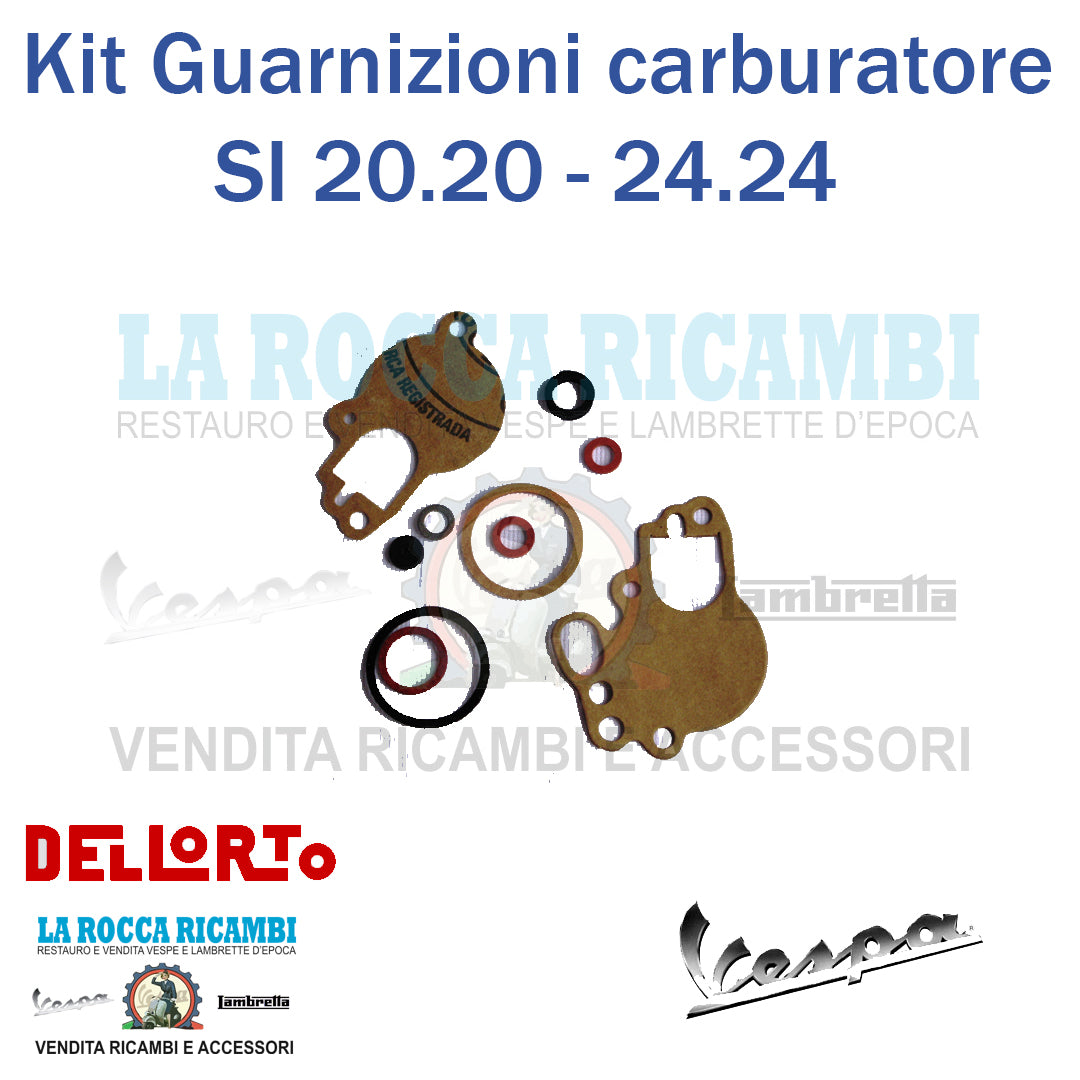 Kit Guarnizioni Carburatore 20.20 / 24.24 Vespa PX - T5 - COSA