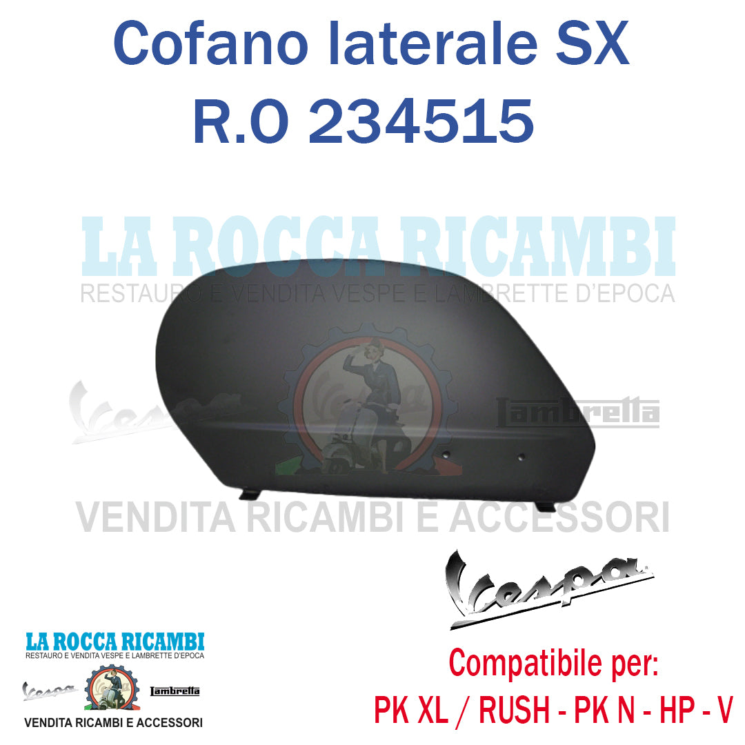 Cofano Sportello scocchino Lato Sinistro SX Vespa PK XL - HP - V 50/125